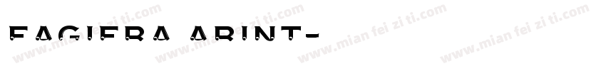 eagiera arint字体转换